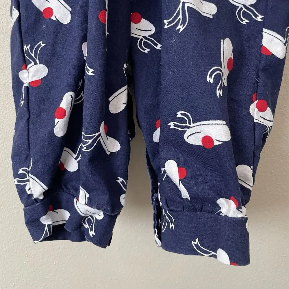 Vintage Oshkosh B'Gosh Beret Hat Baby Overalls Made USA Size 12 Months Vestbak